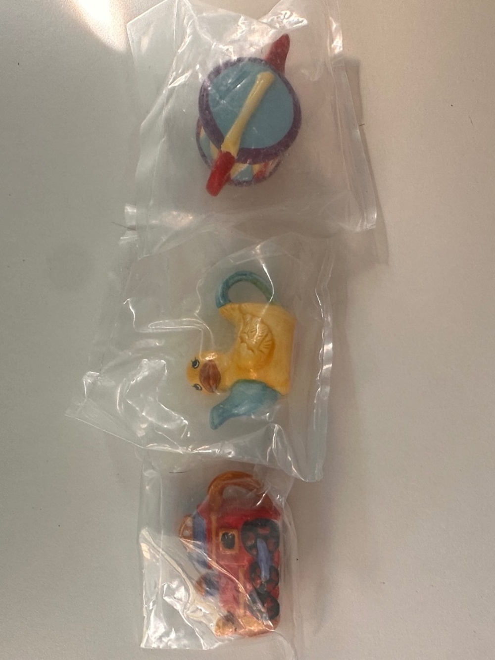Lot of 3 VINTAGE Red Rose Tea Wade Figurines (Toy Chest) - NEW UNOPENED
